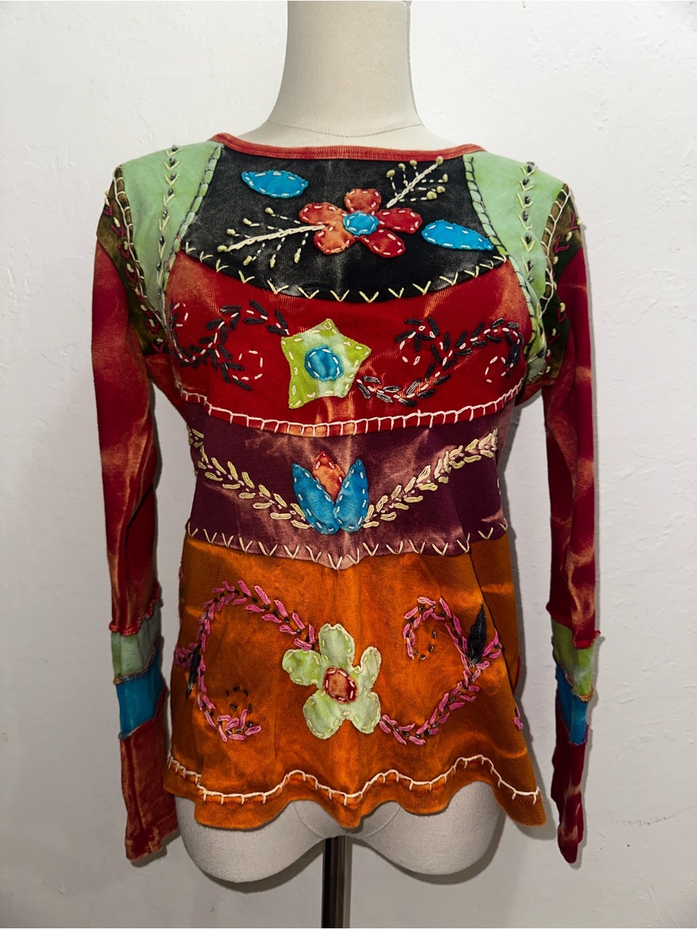 Rising International Patchwork Top